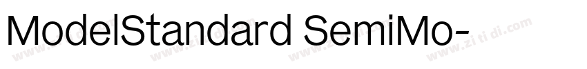 ModelStandard SemiMo字体转换
